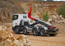 Konténer-emelőhorgos tehergépkocsik Palfinger HT 30A TEC 5 