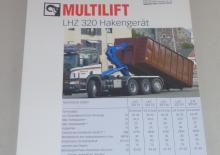 Konténer-emelőhorgos tehergépkocsik Multilift LHZ 320.61