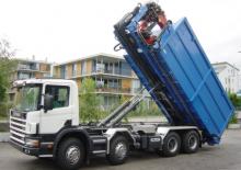 Konténer-emelőhorgos tehergépkocsik Palfinger T 24 A