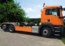Konténer-emelőhorgos tehergépkocsik Hyva Lift Titan 49 S