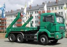 Konténeremelős tehergépkocsik Meiller AK 16 MZA