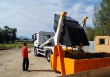 Konténeremelős tehergépkocsik Palfinger PST 14 TEC