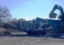 Kőtörmelék ujrahasznostó telepek Powerscreen 1000 Maxtrak