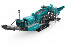 Kőtörmelék ujrahasznostó telepek Powerscreen 1150 Maxtrak 