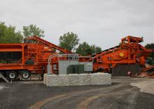 Kőtörmelék ujrahasznostó telepek Eagle Crusher 1200-25 CC