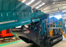 Kőtörmelék ujrahasznostó telepek Powerscreen 1400 Maxtrak
