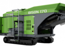 Kőtörmelék ujrahasznostó telepek EvoQuip Bison 170