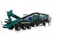 Kőtörmelék ujrahasznostó telepek Powerscreen Gladiator MT1150SR