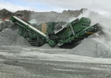 Kőtörmelék ujrahasznostó telepek McCloskey I44Rv3