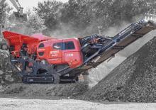 Kőtörmelék ujrahasznostó telepek Terex-Finlay J 1170 AS+