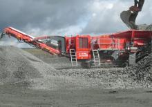 Kőtörmelék ujrahasznostó telepek Terex-Finlay J 1170