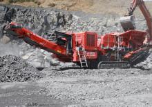 Kőtörmelék ujrahasznostó telepek Terex-Finlay J 1175 Hybrid