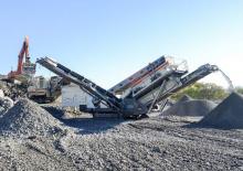 Kőtörmelék ujrahasznostó telepek Metso Lokotrack LT 1110