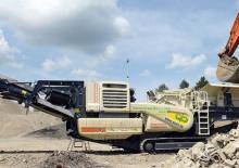Kőtörmelék ujrahasznostó telepek Metso Lokotrack LT 1213