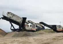 Kőtörmelék ujrahasznostó telepek Metso Lokotrack LT 220 D