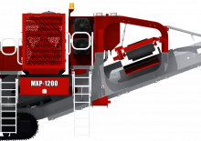 Kőtörmelék ujrahasznostó telepek Rubble Master MXP-1200
