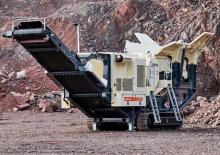 Kőtörmelék ujrahasznostó telepek Metso Nordtrack J127