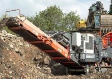 Kőtörmelék ujrahasznostó telepek Sandvik QJ 341