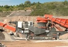 Kőtörmelék ujrahasznostó telepek Sandvik QS441