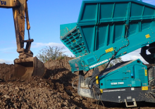 Mobil rosták Powerscreen Titan 2300