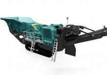 Kőtörmelék ujrahasznostó telepek Powerscreen Trakpactor 480