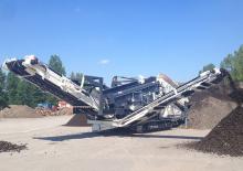 Kőtörmelék ujrahasznostó telepek Terex-Finlay TRS 550