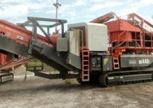 Kőtörmelék ujrahasznostó telepek Sandvik UH440i