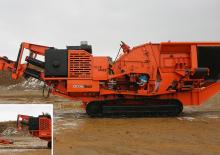 Kőtörmelék ujrahasznostó telepek Eagle Crusher UltraTraxx 