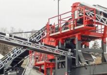 Kőtörmelék ujrahasznostó telepek Sandvik US440E