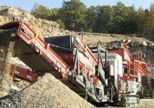 Kőtörmelék ujrahasznostó telepek Sandvik US440i
