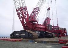Lánctalpas daruk - rácsos gém Terex-Demag CC 12600
