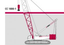 Lánctalpas daruk - rácsos gém Terex-Demag CC 1800-1