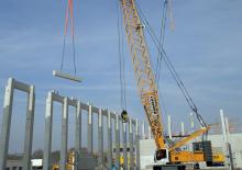 Lánctalpas daruk - rácsos gém Liebherr LR 1200.1 Unplugged 