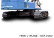 Lánctalpas daruk - rácsos gém Hitachi Sumitomo SCX 2000
