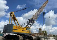 Lánctalpas daruk - rácsos gém Hitachi Sumitomo SCX 900-2