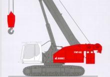 Lánctalpas daruk - teleszkópos gém Fuwa FWT-55