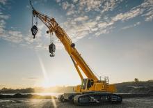 Lánctalpas daruk - teleszkópos gém Liebherr LTR 1150