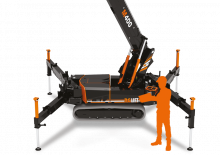 Lánctalpas daruk - teleszkópos gém BG Lift M 400