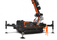 Lánctalpas daruk - teleszkópos gém BG Lift M 4000