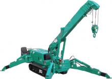 Lánctalpas daruk - teleszkópos gém Maeda MC 305 CRME-3