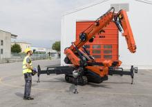 Lánctalpas daruk - teleszkópos gém Jekko SPX650