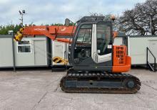 Lánctalpas daruk - teleszkópos gém Hitachi Sumitomo TX 160