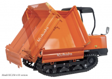Lánctalpas dömperek Kubota KC 250 HR-4