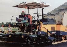 Lánctalpas finiserek Marini MF 905