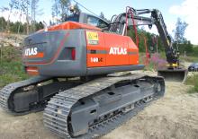 Lánctalpas kotrók Atlas 160 LC