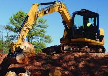 Lánctalpas kotrók Caterpillar 307D