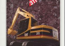 Lánctalpas kotrók Caterpillar 311