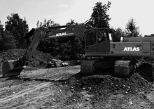 Lánctalpas kotrók Atlas 340 LC