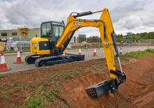 Lánctalpas kotrók JCB 65R-1