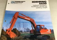 Lánctalpas kotrók Koehring 6620